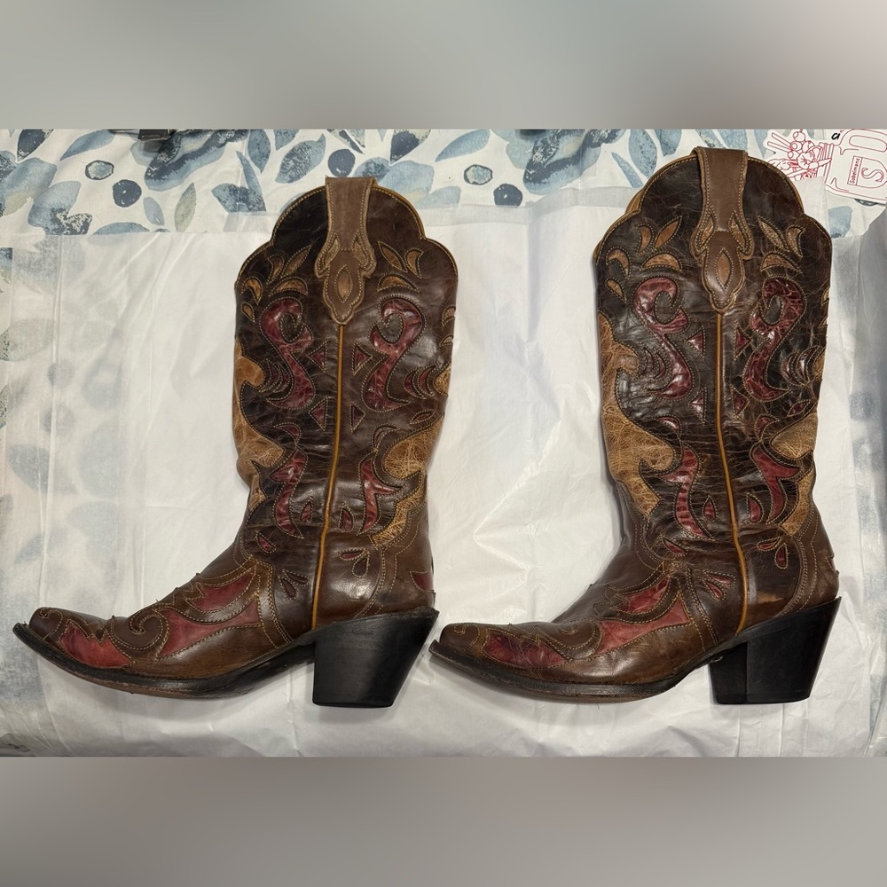 Sterling River Western Cowboy Boots